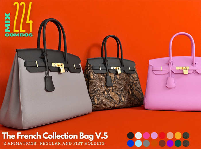 Second Life Marketplace - The french Collection Bag V.5